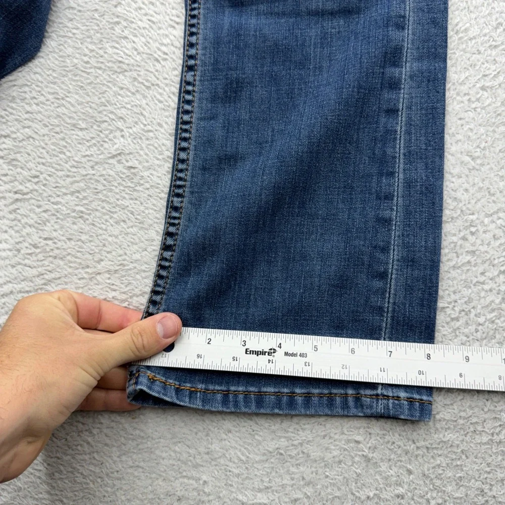 Levis 527 Slim Bootcut Jeans Mens 30x30 Blue Medium Wash Denim Low Rise